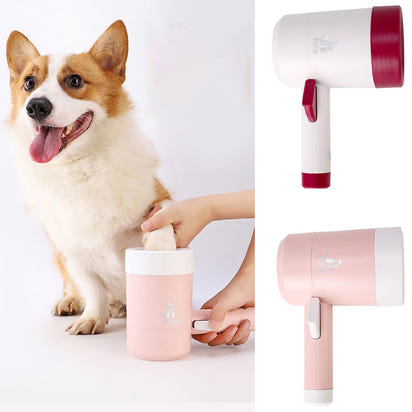 Portable Pet Paw Washer Cup with Soft Silicone Bristles by MittensMarket™