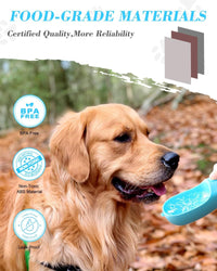 2-in-1 Travel Water & Food Bottle by MittensMarket™