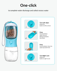 2-in-1 Travel Water & Food Bottle by MittensMarket™