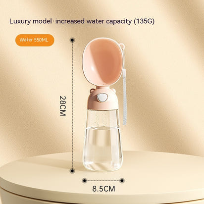 Portable Pet Water & Food Bottle for Travel by MittensMarket™