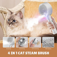 Steam Pet Brush for Shedding – by MittensMarket™