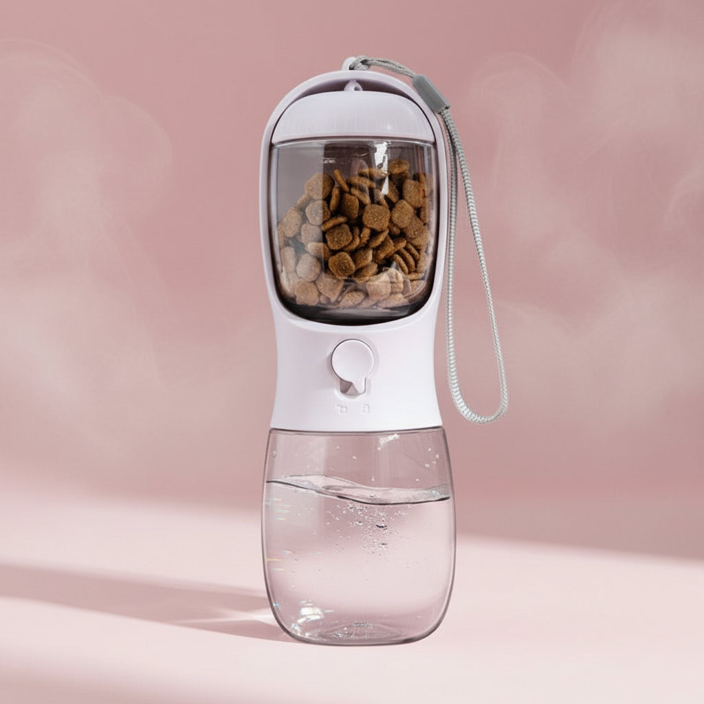 2-in-1 Travel Water & Food Bottle by MittensMarket™