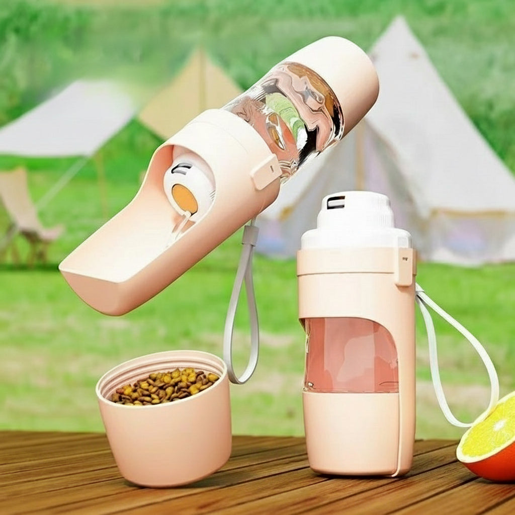 2-in-1 Travel Water Feeder for Dogs & Pets by MittensMarket™