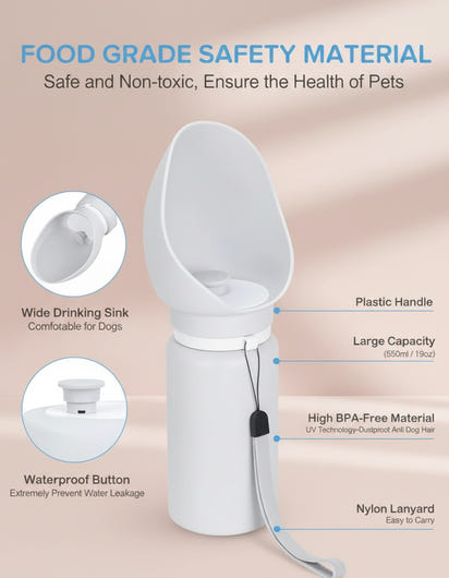 Portable Hydration Bottle for Pets by MittensMarket™