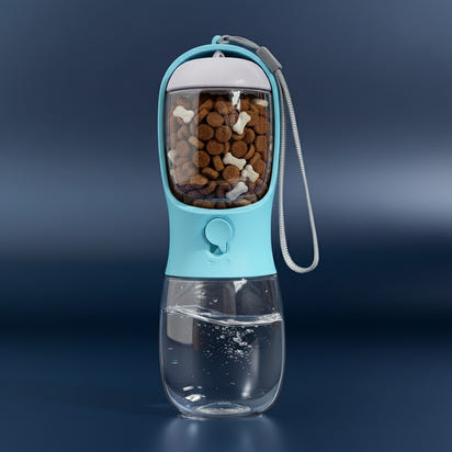2-in-1 Travel Water & Food Bottle by MittensMarket™